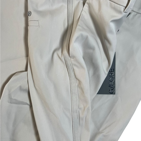 G/FORE women’s Luxe Stretch Twill Golf Pants beige tan Straight Leg - Picture 11 of 12